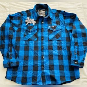 Brand New Never Worn Harley Davidson Plaid Shirt